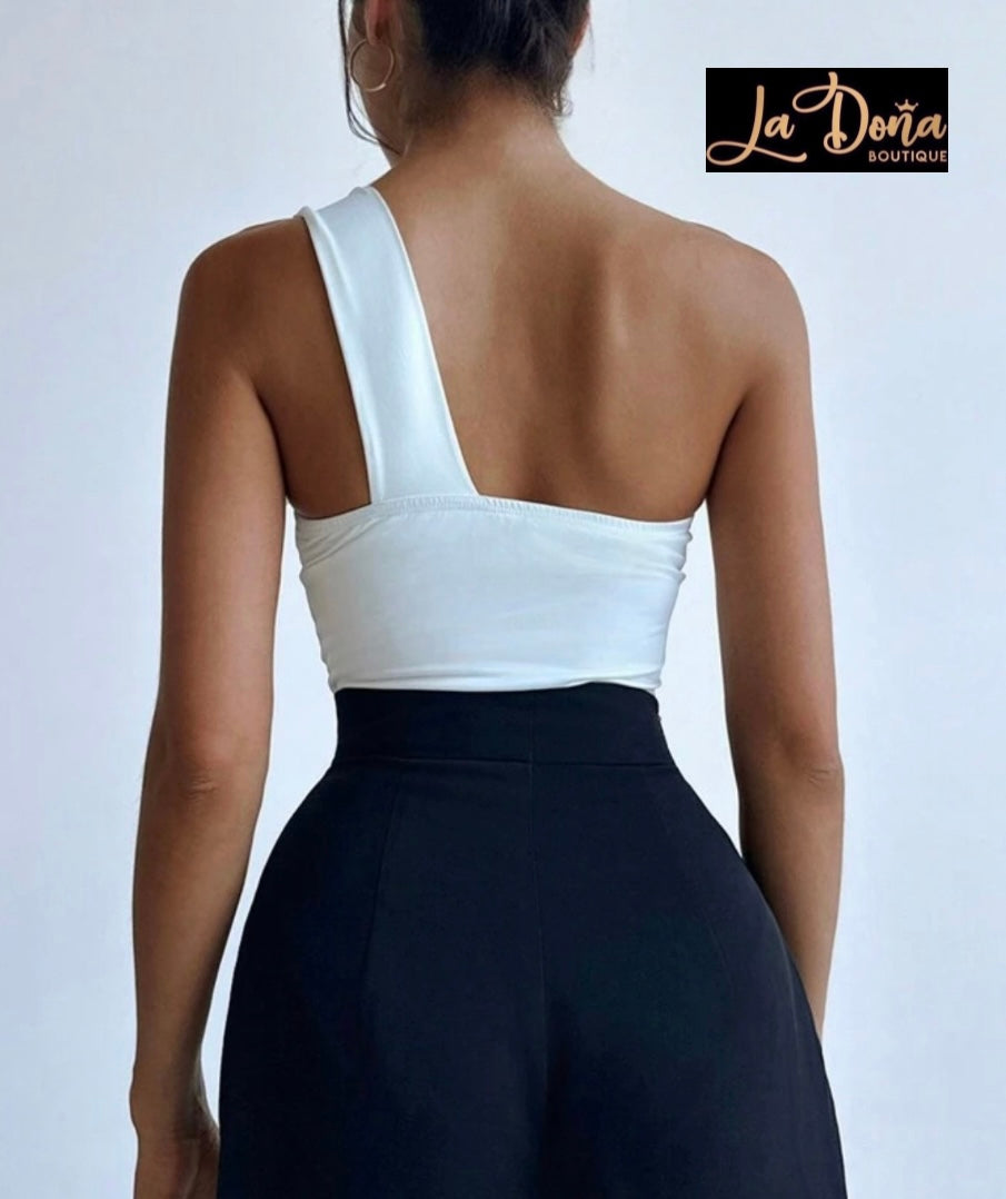 Body blanco con moño