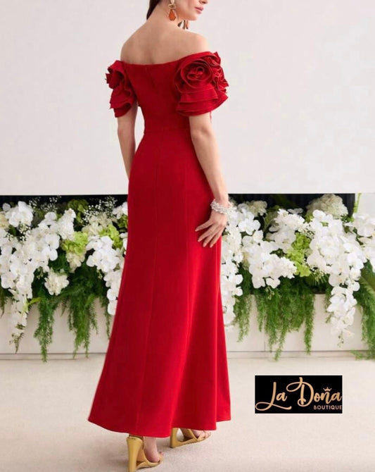 Vestido de fiesta rojo