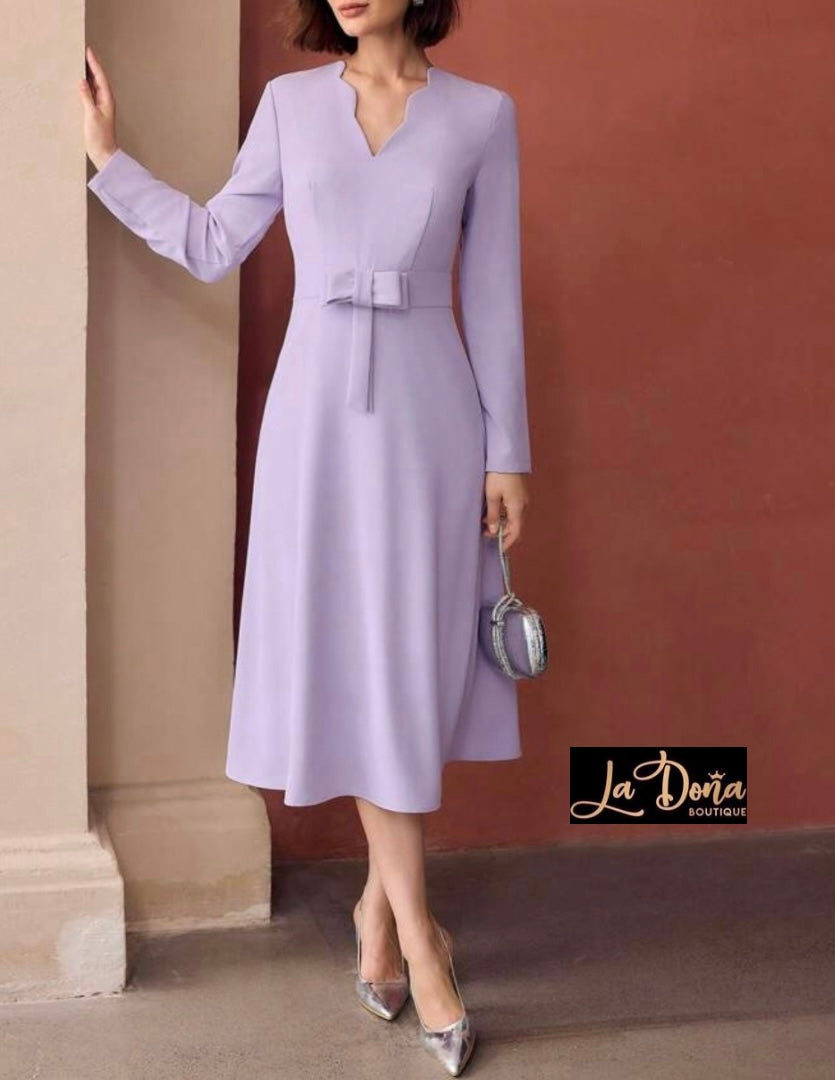 Vestido midi elegante