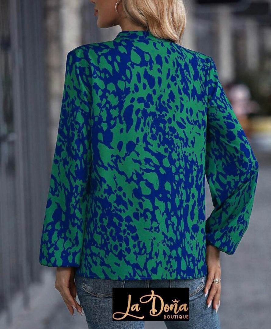 Blusa estampada leopardo