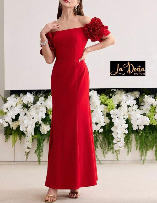 Vestido de fiesta rojo