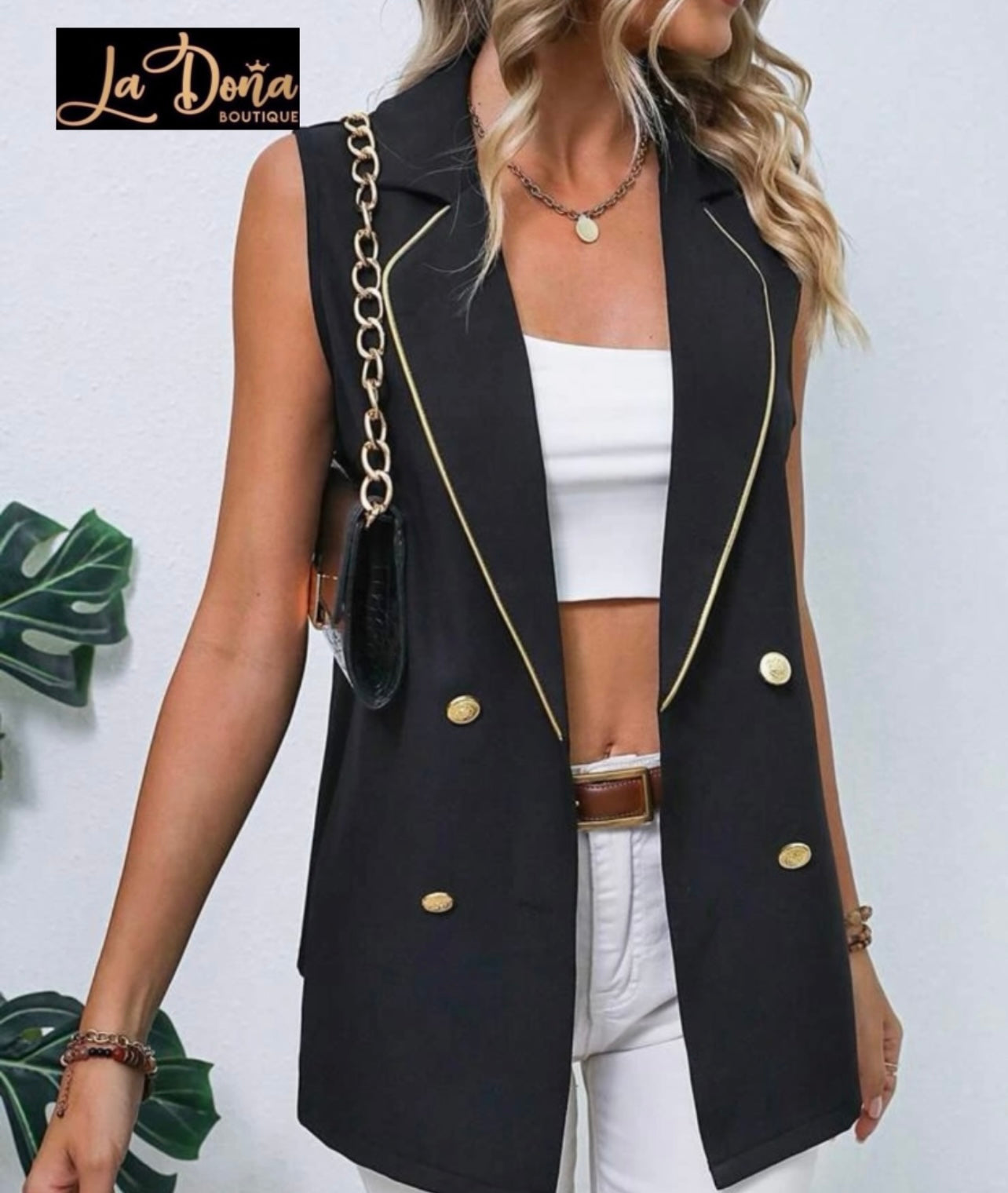 Chaleco blazer