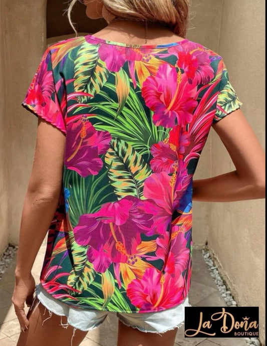 Blusa estampada