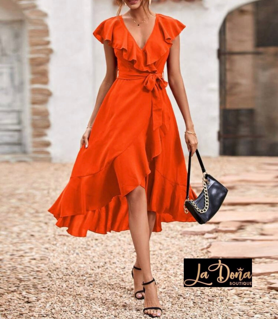 Vestido Olanes con cinto