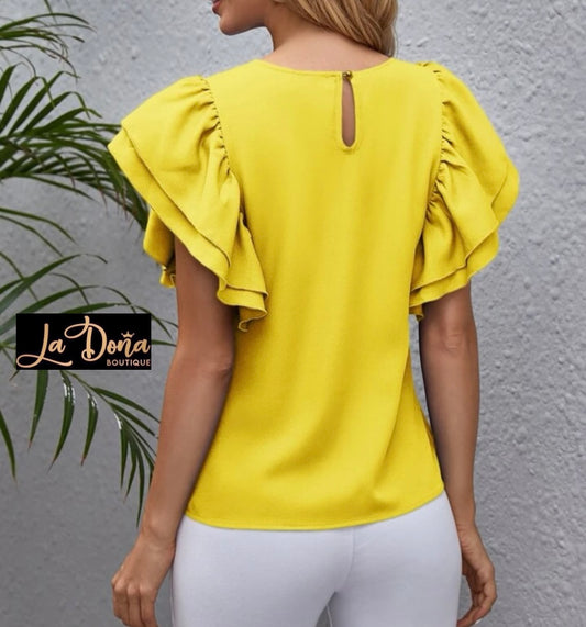 Blusa Olanes amarilla