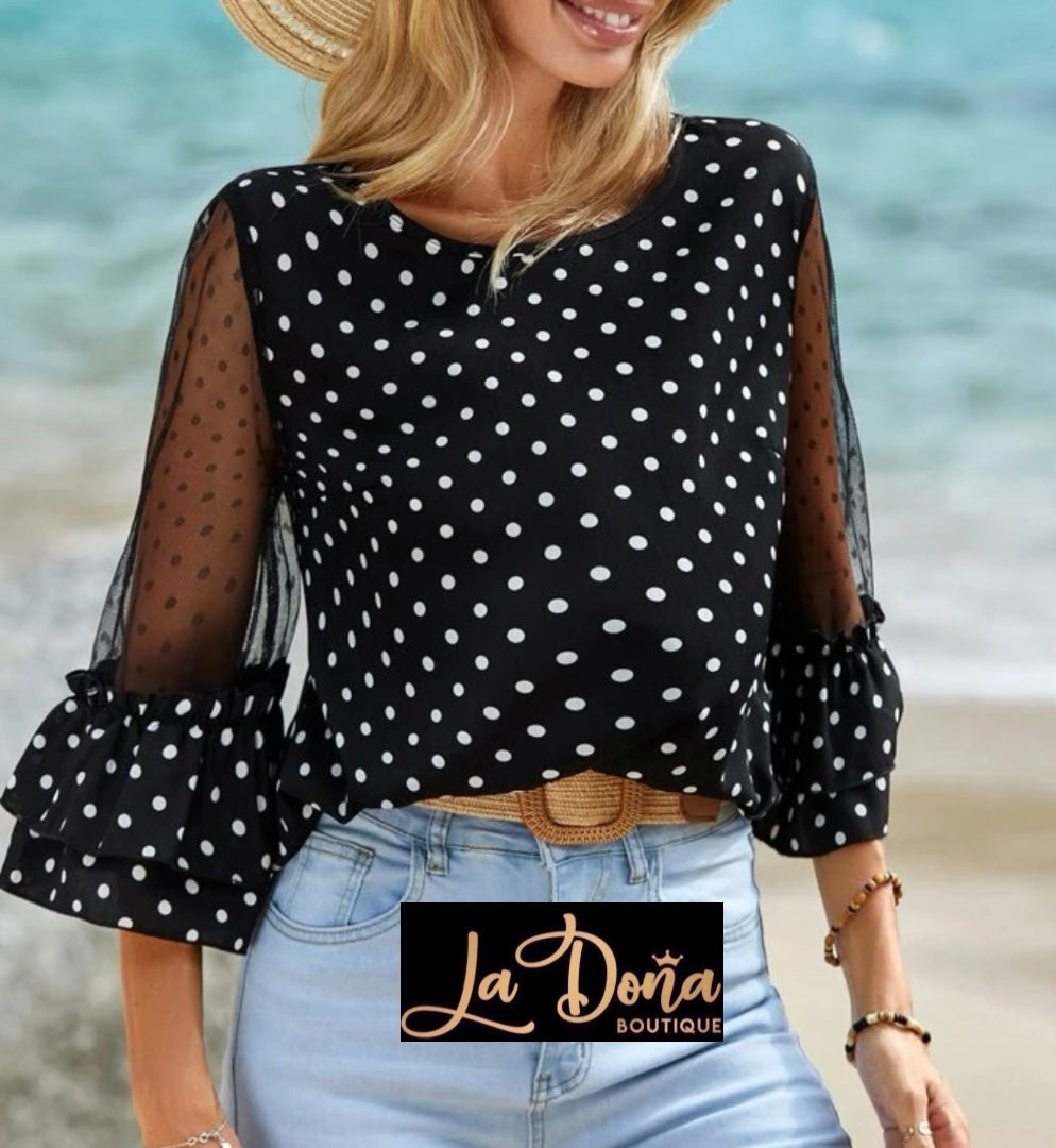 Blusa lunares