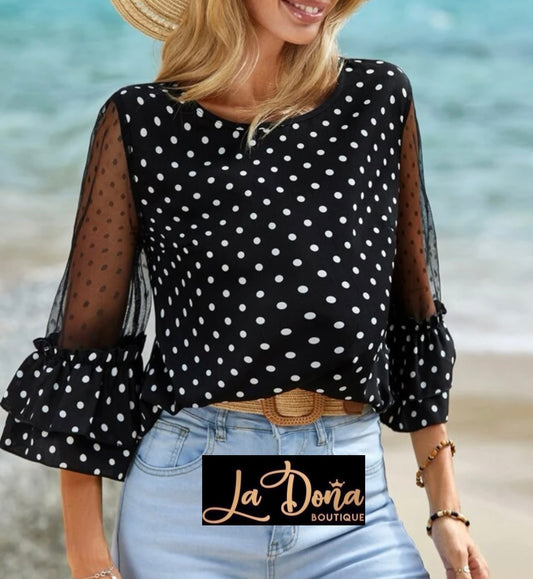 Blusa lunares