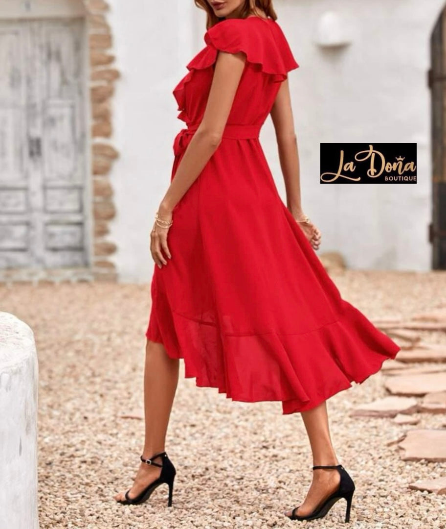 Vestido Olanes con cinto