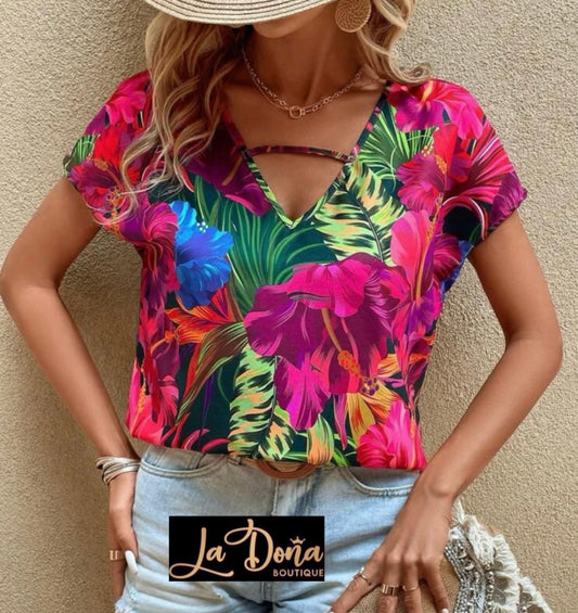Blusa estampada
