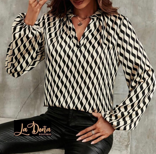 Blusa estampada