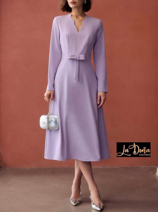 Vestido midi elegante