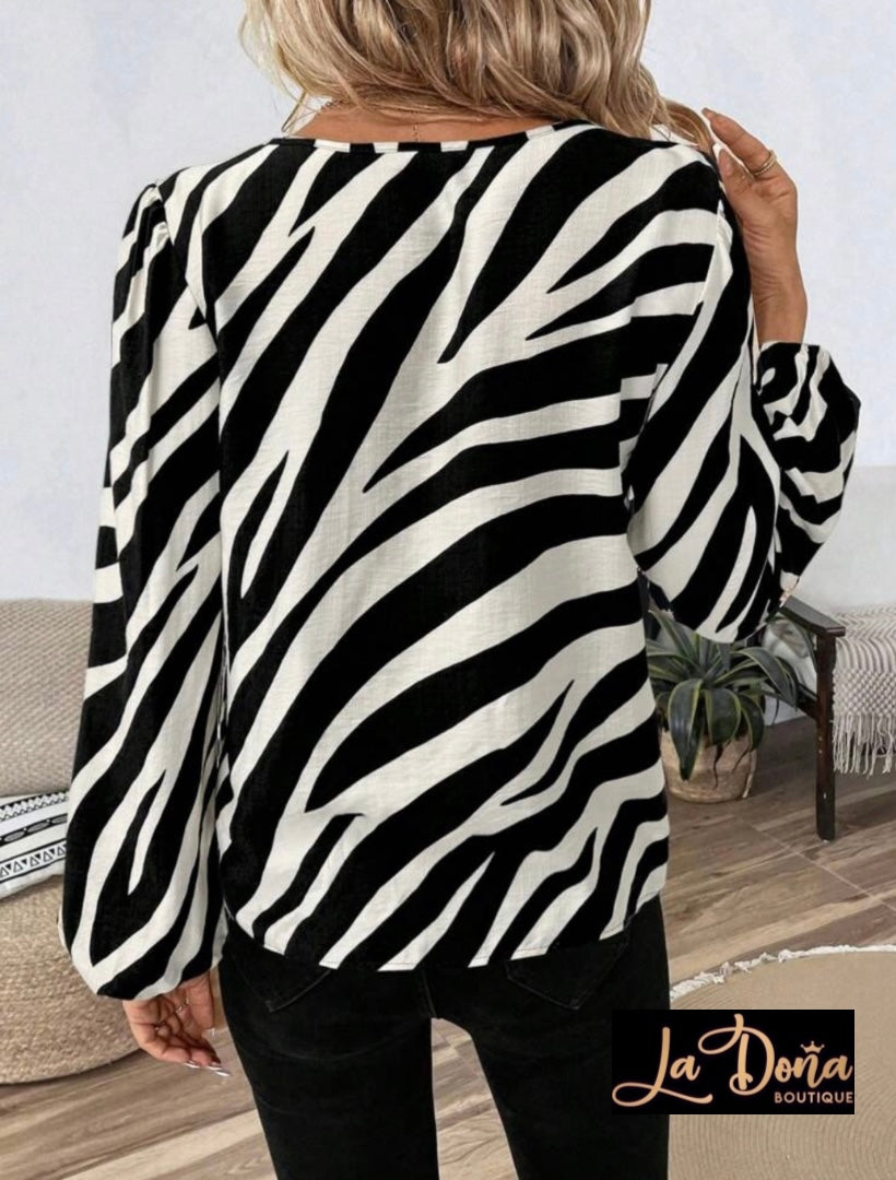 Blusa cebra