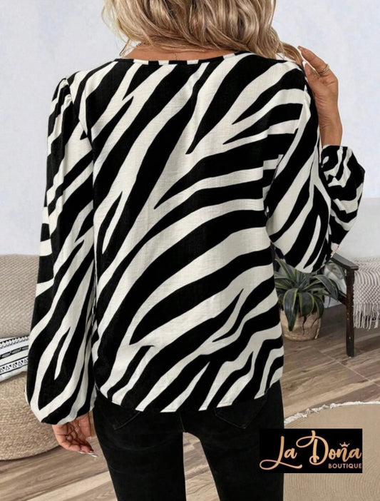 Blusa cebra