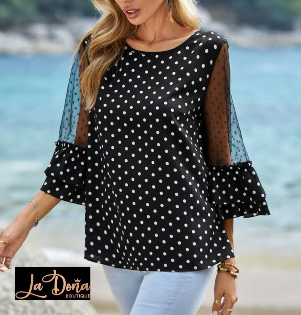Blusa lunares