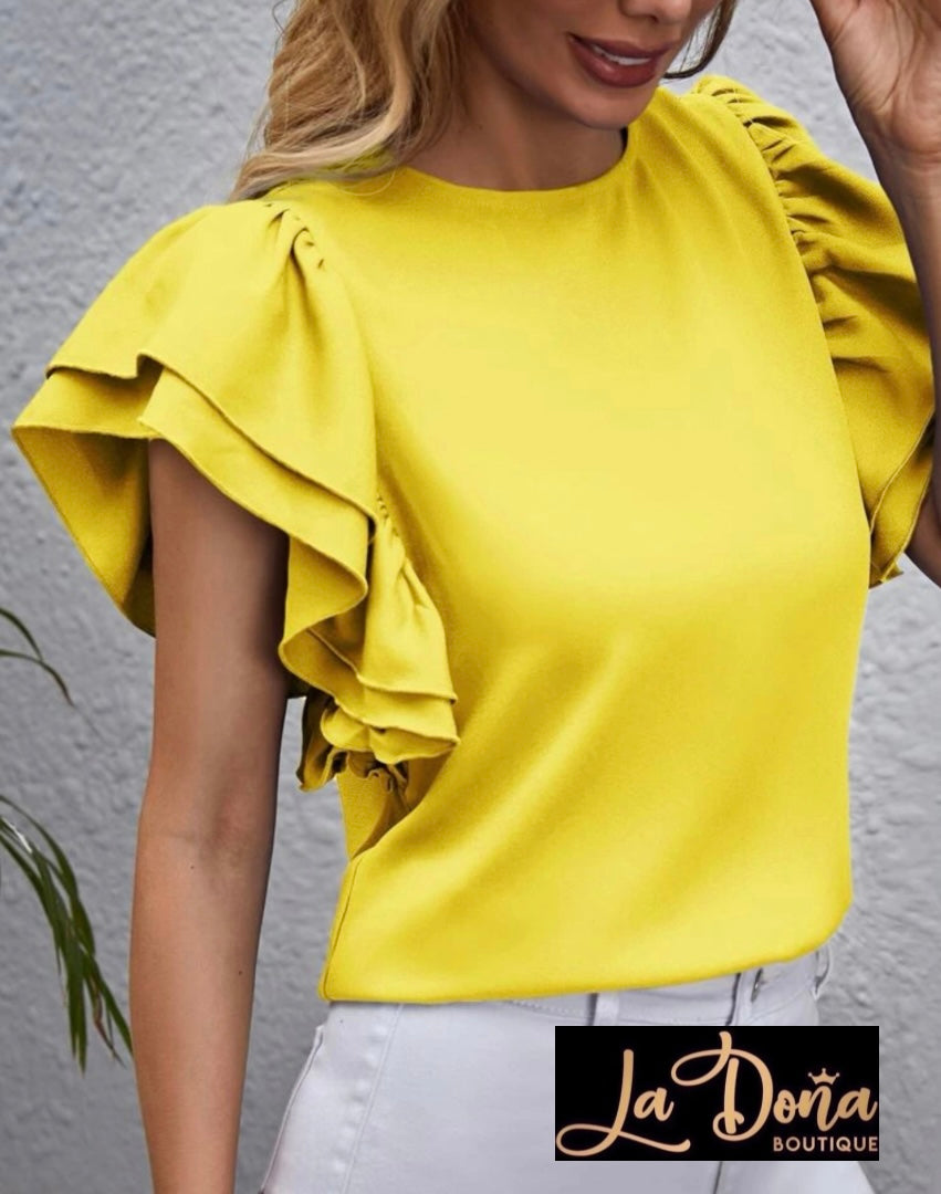 Blusa Olanes amarilla