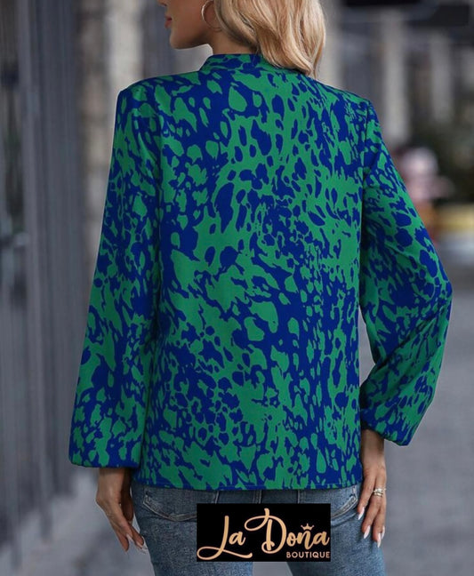 Blusa estampada leopardo