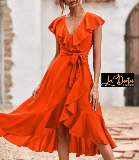 Vestido Olanes con cinto