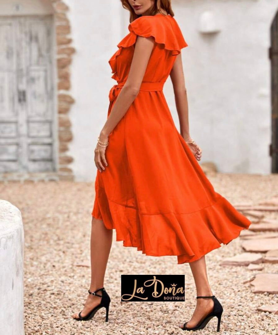 Vestido Olanes con cinto