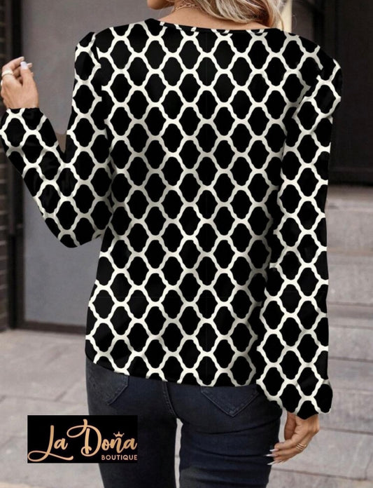 Blusa estampada