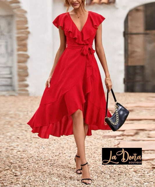 Vestido Olanes con cinto