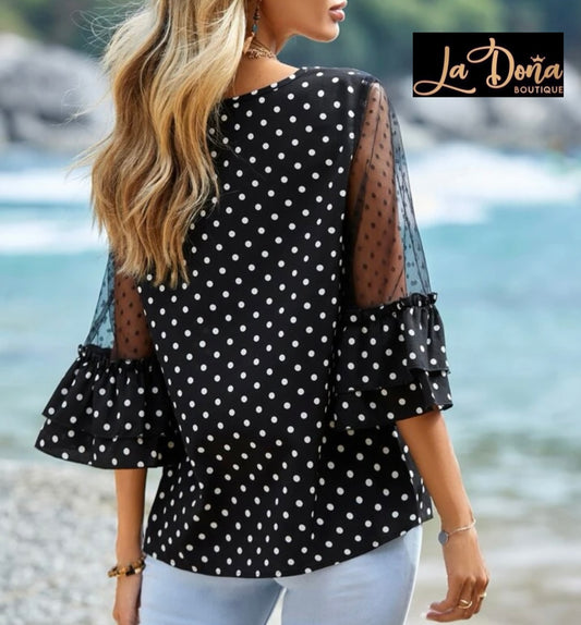Blusa lunares